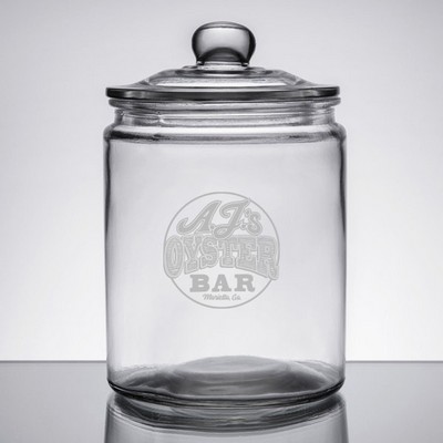 Choice 0.5 Gallon Glass Jar with Lid