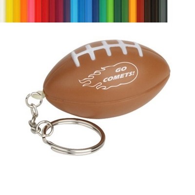 Football Stress Ball Key Chain Customized Logo