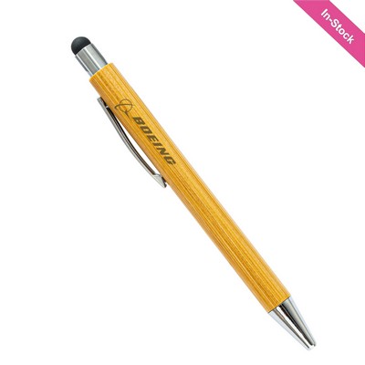 Bamboo Stylus Pen / Ball Pen