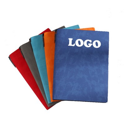 A5 PU Business Learning Record Notebook With Pen