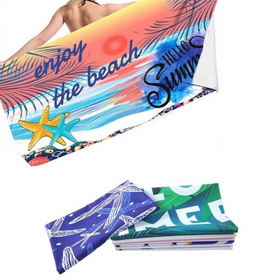 Full Color Microfiber Beach Towel