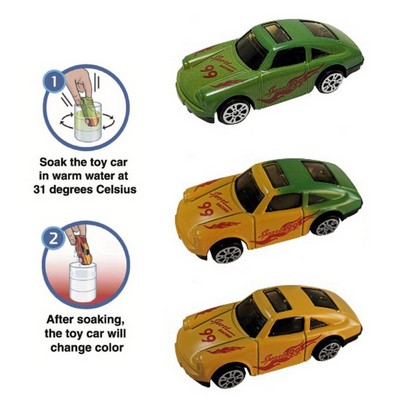 1:64 Die-cast Changing Color Green Racer _With water