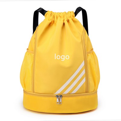 Drawstring Shoulder Sports Backpack