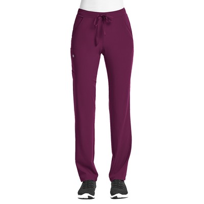 ScrubJoy Originals - Women's Fitted Five-Pocket Tapered Leg Pant