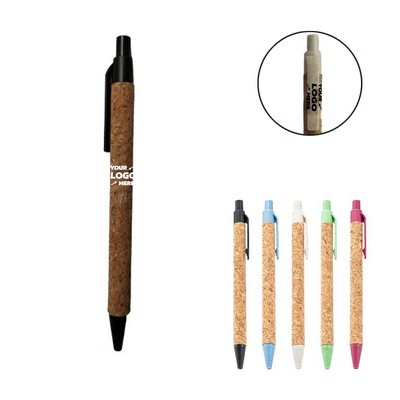 Recycled Wheat Straw Ballpoint Pens