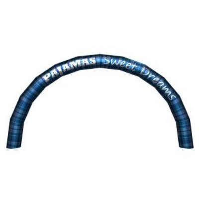 30' Inflatable Round Arch Digital Logo