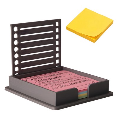 Sticky Note Holder With Stencil