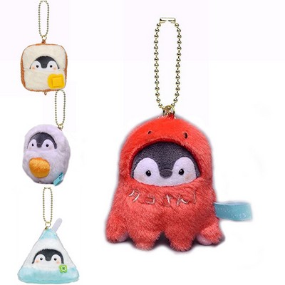 Plush Penguin Keychain