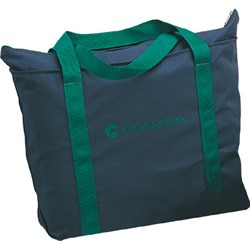 600 D Medium Zip-Top Tote Bag