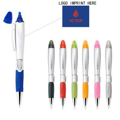 3-In-1 Ballpoint Pen Stylus Highlighter