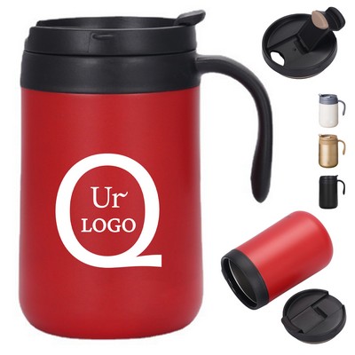 16.9Oz Stainless Steel Insulated Coffee Mug