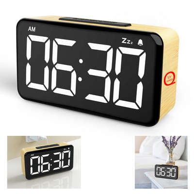 Led Alarm Clock With Snooze Function