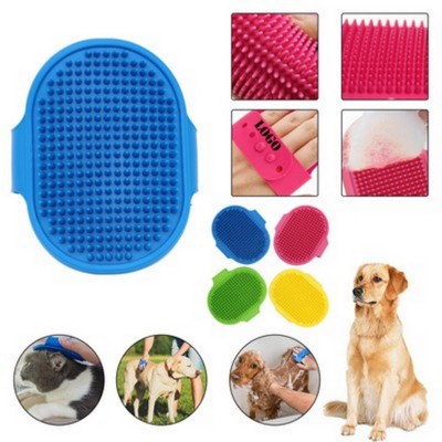 Pet Bath Brush Silicone Massage Brush