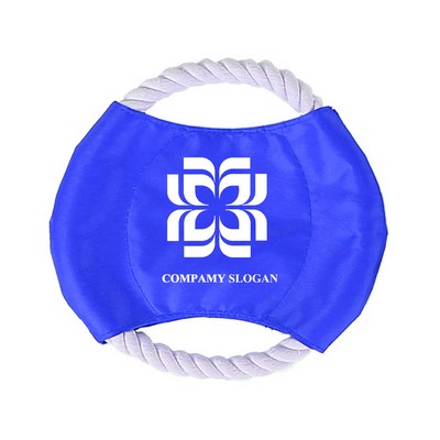 Outdoor Cotton Rope Pet Frisbee Dog Toy