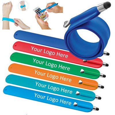 Silicone Slap Bracelet Stylus Pen for Touchscreens