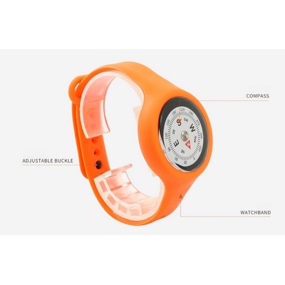 Wristband compass for kids