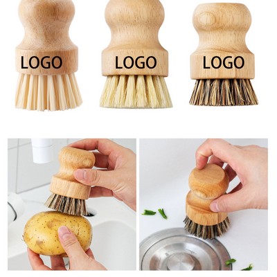 Wood Dishes Scrub Brush