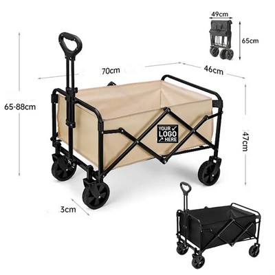 Portable Collapsible Folding Utility Wagon Cart