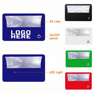 Credit Card Magnifiers With Light