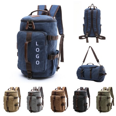 Vintage Canvas Convertible Travel Backpack