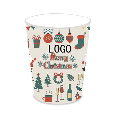 The Christmas Theme 9oz Disposable Cup