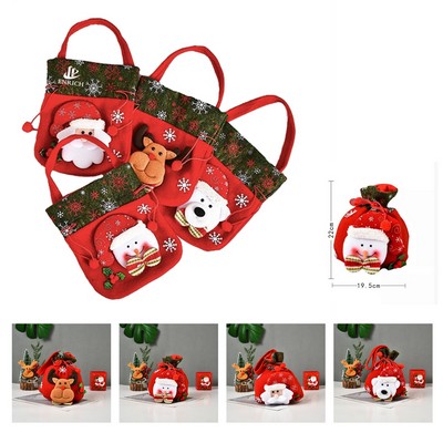 Christmas Drawstring Gift Bags