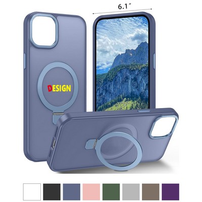 Magnetic Phone Case with Ring Stand