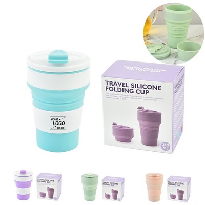 12oz Silicone Collapsible Travel Cup