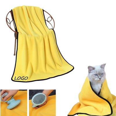 Absorbent Bath Towel For Large Pets