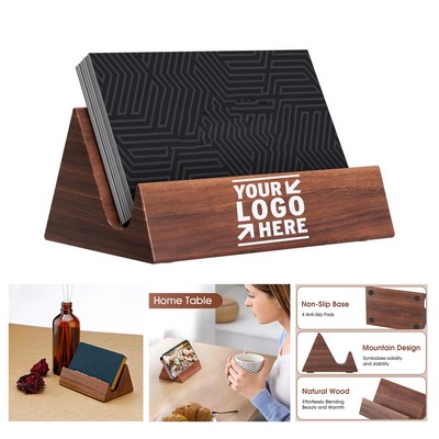 Stand Wooden Business Card Display Holder