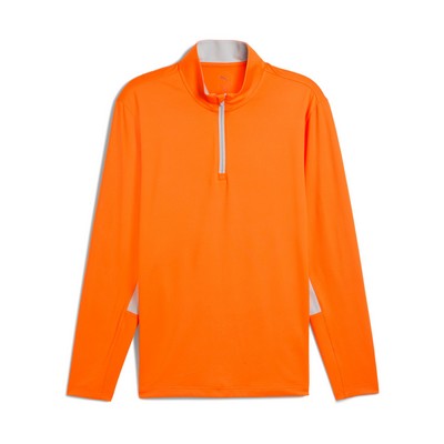 Puma® Pure 2.0 1/4 Zip Sweater- Rickie Orange