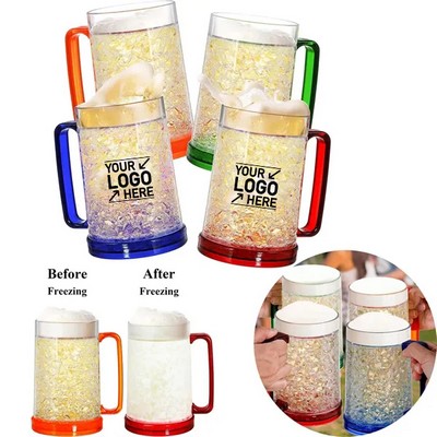 15 oz. Beer Steins with Durable Plastic Handle