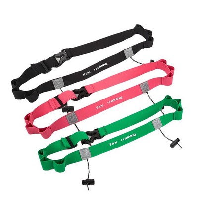 Reflective Multifunction Race Number Belt