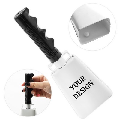 Handheld Cowbell with Customizable Design