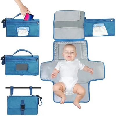 Portable Waterproof Baby Diaper Changing Pad Bag