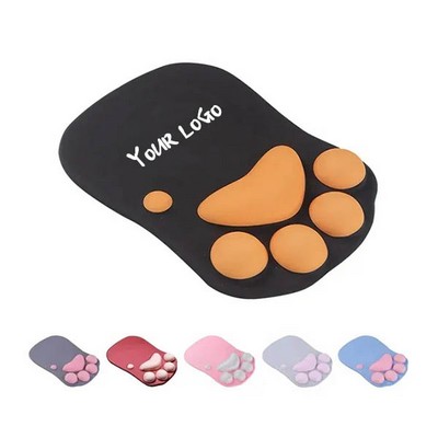 Cute Cat Keyboard Pad With Wrist Comfort Cushion