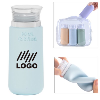 3.3Oz Leak Proof Silicone Travel Bottle