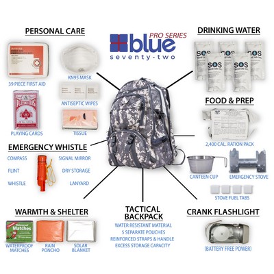 Blue Coolers Blue Seventy-Two - Pro Series Camo Emergency Kit