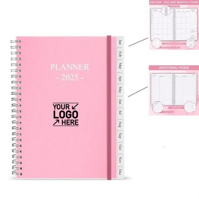 2025 Weekly & Monthly Planner-Calendar Notebook