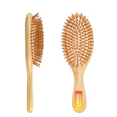 Natural Bamboo Paddle Detangling Hairbrush