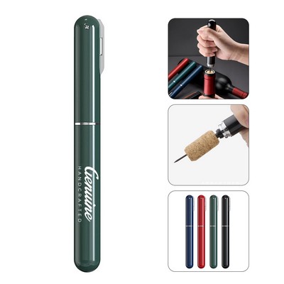 Pen Shaped Air Pressure Pump Wine Bottle Opener