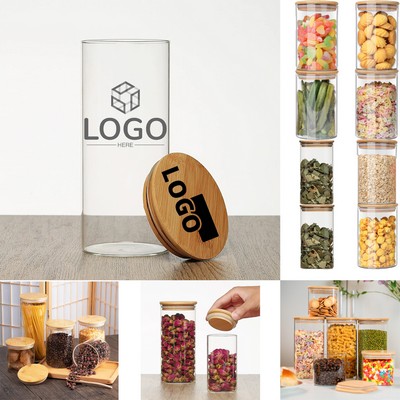 40 Oz Glass Food Storage Jars