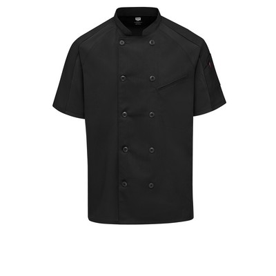 Red Kap Culinary - Men's Airflow Raglan Chef Coat with OilBlok