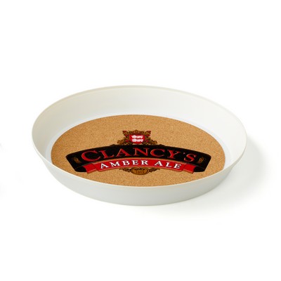 13" Round Cork Serving Tray