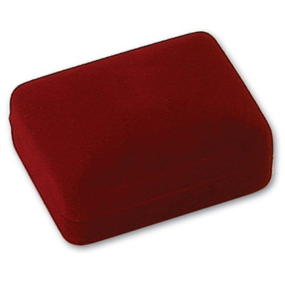 Velour Metal Cufflinks Jewelry Box (3 x2¼ x 1 3/8)