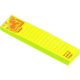 100 Sheet Multi-Tac® Sticky Note Rectangle Pad (1 3/8"x5 7/8")