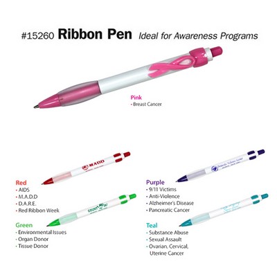 Ribbon Grip Pen (Spot Color)