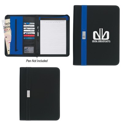 Contemporary Zippered Portfolio