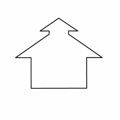 Magnet - School House Outline - Full Color