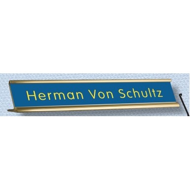 Desk Holders For Custom Engraved Signs (1"x 8")